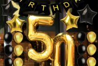 Dekorationen zum 50. Geburtstag Tipps für eine unvergessliche Nacht 2