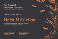 10 Certificate Design Templates And Ideas To Get Inspired By with regard to Best Halloween Certificate Template