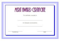 10 Certificate Of Merit Templates Editable Free Download in Amazing Honor Roll Certificate Template Free 7 Ideas