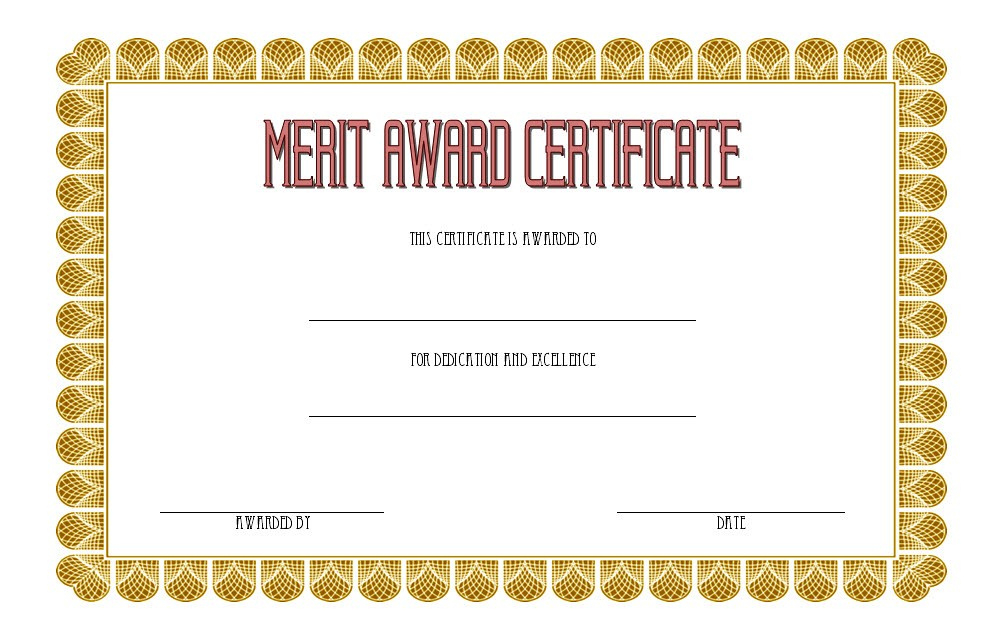 10 Certificate Of Merit Templates Editable Free Download throughout Amazing Long Service Award Certificate Templates