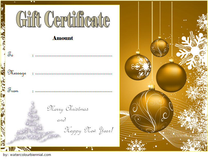 10 Christmas Gift Templates Free Typable inside Christmas Gift Templates Free Typable