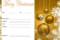 10 Christmas Gift Templates Free Typable intended for Amazing Christmas Gift Templates Free Typable