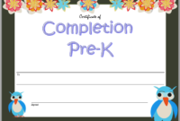 10 Free Editable Pre K Graduation Certificates Word  Pdf with Free Printable Graduation Certificate Templates
