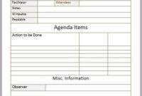 10 Free Formal Meeting Agenda Templates  Ms Office Guru regarding Template For An Agenda For A Meeting