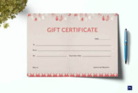 10 Holiday Gift Certificate Templateillustrator for Gift Certificate Template Publisher