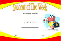 10 Student Of The Week Certificate Templates Best Ideas throughout Amazing Student Of The Year Award Certificate Templates