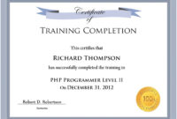 10 Training Certificate Templates  Free Printable Word with 10 Sportsmanship Certificate Templates Free