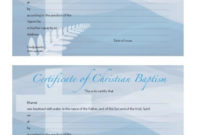 12 Baptism Certificate Templates  Free Printable Word inside Baptism Certificate Template Word Free