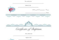 12 Baptism Certificate Templates  Free Printable Word with Awesome Baptism Certificate Template Word Free