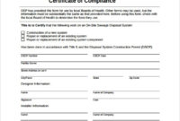 13 Certificate Of Compliance Samples  Sample Templates inside Certificate Of Conformity Template