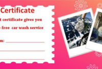 16 Personalized Auto Detailing Gift Certificate Templates within Automotive Gift Certificate Template
