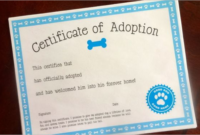 17 Adoption Certificate Templates Free Pdf Word Design throughout Blank Adoption Certificate Template