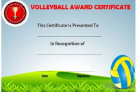 19 Best Volleyball Certificates Free Printables Images On throughout Soccer Certificate Template Free 21 Ideas