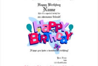 20 Birthday Gift Certificate Templates  Free Sample for Birthday Gift Certificate