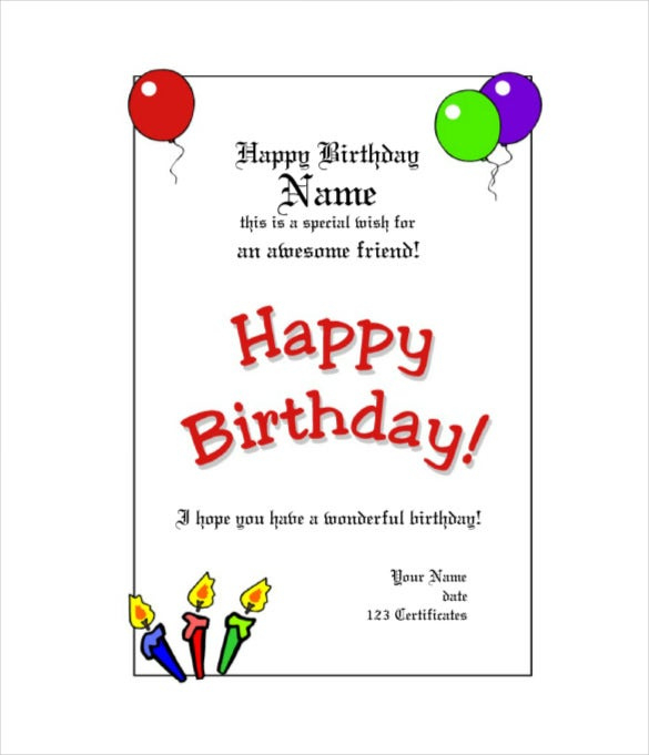 20 Birthday Gift Certificate Templates  Free Sample throughout Amazing Present Certificate Templates