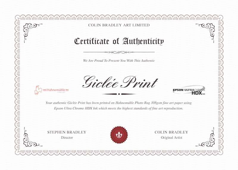 20 Certificate Of Authenticity For Photography regarding Free Certificate Of Authenticity Photography Template