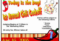 20 Chili Cook Off Award Certificate Template ™ 2020 inside Chili Cook Off Award Certificate Template Free