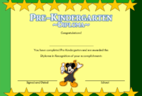 20 Preschool Graduation Certificate Editable with Printable Editable Pre K Graduation Certificates