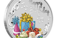 2020 Australia Happy Birthday 1 Oz Silver Proof In Card with regard to Happy Birthday Gift Certificate