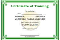 23 Training Certificate Templates  Free Samples pertaining to Free Physical Fitness Certificate Template 7 Ideas