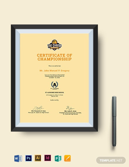 27 Basketball Certificate Templates  Psd  Free regarding Amazing Download 7 Basketball Participation Certificate Editable Templates