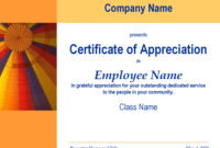 30 Free Certificate Of Appreciation Templates And Letters in Certificates Of Appreciation Template