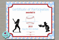 30 Free Printable Baseball Certificates In 2020  Awards regarding Amazing Baseball Award Certificate Template