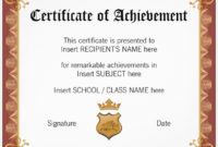 30 School Certificate Templates  Samples  Examples with regard to Certificate Templates For School