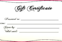4 Printable Massage Certificate Template 67711  Fabtemplatez in Printable Massage Gift Certificate Template Free Download