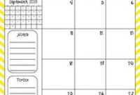 40 Calendars Ideas  Calendar Printables Calendar intended for Best Middle School Agenda Template