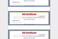 44 Free Printable Gift Certificate Templates For Word  Pdf for Microsoft Gift Certificate Template Free Word