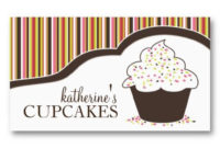46 Best Customizable Cupcake Business Cards Images On intended for Cupcake Certificate Template Free 7 Sweet Designs
