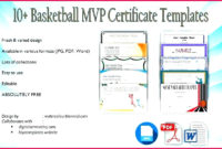 5 Free Mvp Certificate Templates 41138  Fabtemplatez pertaining to Quality Basketball Mvp Certificate Template