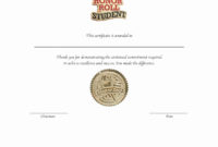 50 Free Printable Honor Roll Certificates  Ufreeonline within Printable Honor Roll Certificate Template