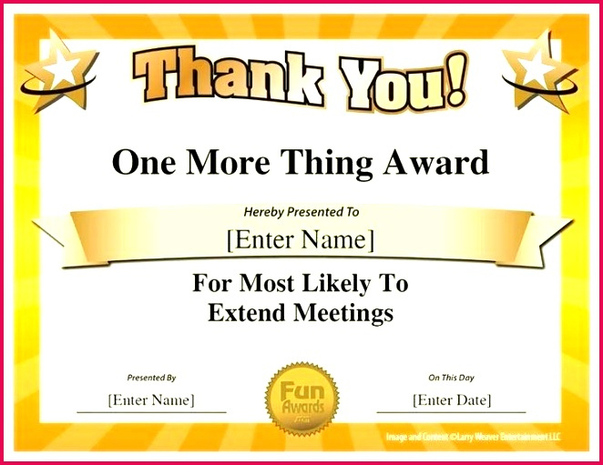 6 Fun Employee Award Certificate Templates 32347 inside Printable Free Funny Award Certificate Templates For Word