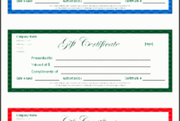 6 Gift Voucher Template Easy To Edit  Sampletemplatess with regard to Quality Gift Certificate Log Template