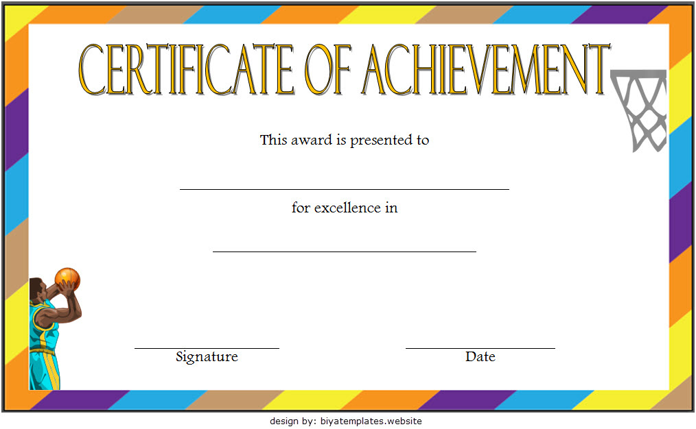 7 Basketball Achievement Certificate Editable Templates regarding Netball Participation Certificate Templates