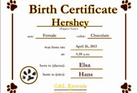 7 Ms Word Birth Certificate Template  Sampletemplatess inside Birth Certificate Templates For Word