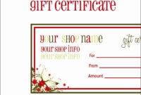 9 Printable Gift Voucher Template  Sampletemplatess inside Quality Free Spa Gift Certificate Templates For Word