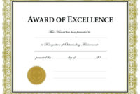 Achievement Certificate Template Word  Mahre Pertaining with regard to Quality Free Certificate Templates For Word 2007