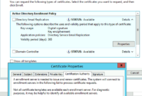 Active Directory Domain Controller Certificates intended for Quality Domain Controller Certificate Template