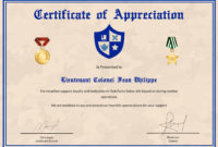 Army Certificate Of Appreciation Template  Best Business within Army Certificate Of Appreciation Template