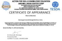 Askedwell In 2016  Start Of A New Journey Certificate Of throughout Certificate Of Appearance Template
