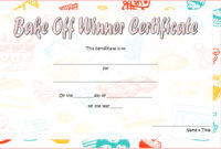 Bake Off Certificate Template  7 Best Ideas throughout First Aid Certificate Template Top 7 Ideas Free