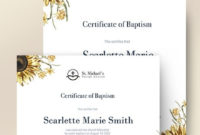 Baptism Certificate  19 Free Word Pdf Documents with Baby Christening Certificate Template