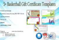 Basketball Gift Certificate Templates 5 Best Choices for Basketball Gift Certificate Templates