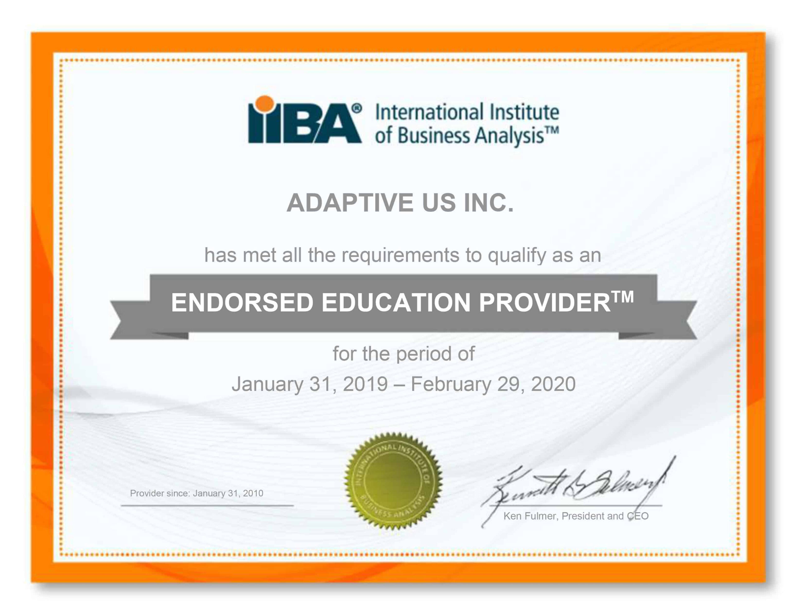 Best Cbap Ccba  Ecba Certification Training  About regarding Printable Softball Certificate Templates Free