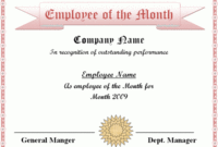 Best Employee Award Certificate Templates 1 Dengan Gambar throughout Great Job Certificate Template Free 9 Design Awards