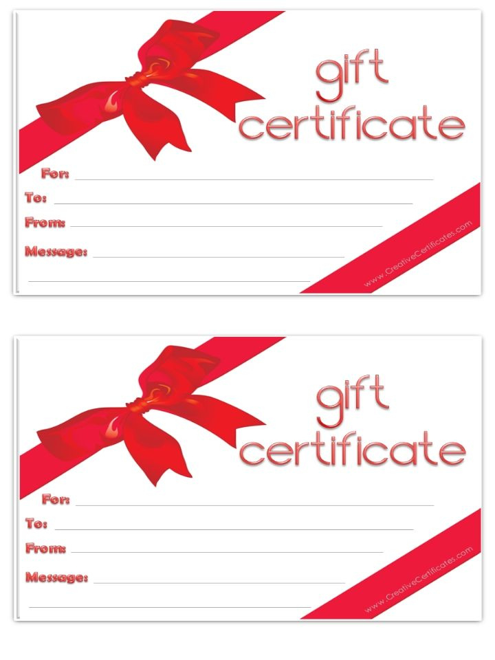 Blank Gift Certificate  Free Gift Certificate Template with Fillable Gift Certificate Template Free