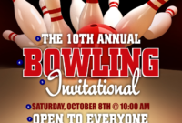 Bowling League Flyer  Ticketprinting regarding Printable Bowling Certificate Template Free 8 Frenzy Designs